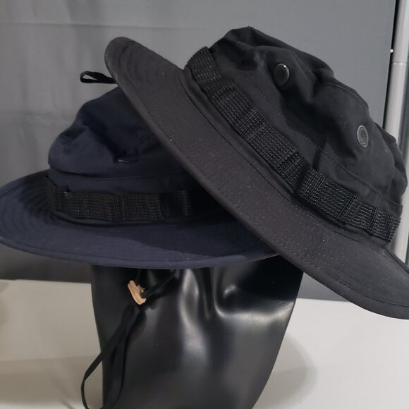 2 Buni Hat Military Outdoor Hat - BLACK and BLUE - Picture 10 of 12